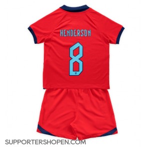 England Jordan Henderson #8 Bortatröja Barn VM 2022 Kortärmad (+ korta byxor)